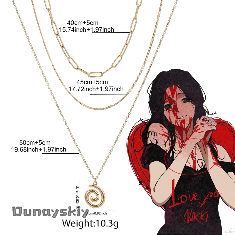 Women Accessories Gift Set - Collier et boucles d'oreilles en métal