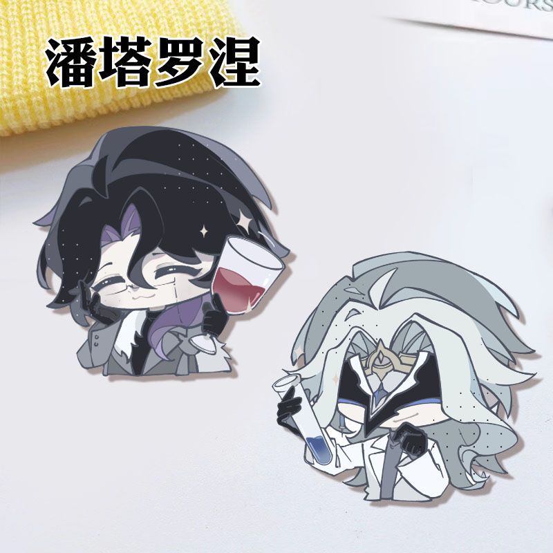 Women Accessories Gift Set - Broche en acrylique Genshin Impact Dottore