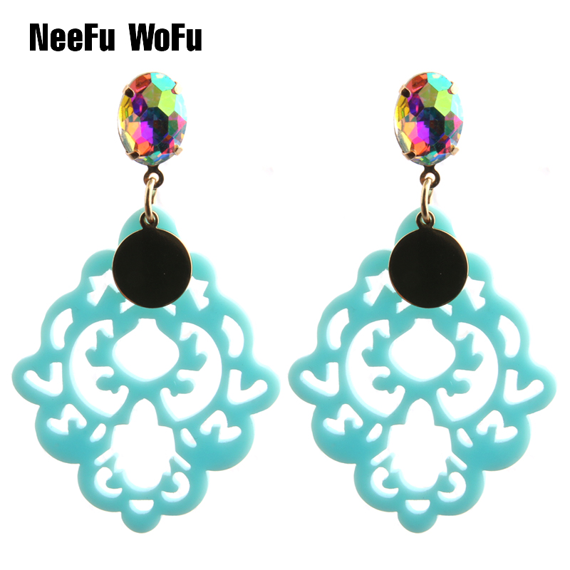 Women'S Accessories New Look - NeeFu WoFu-Boucles d'oreilles pendantes en résine,