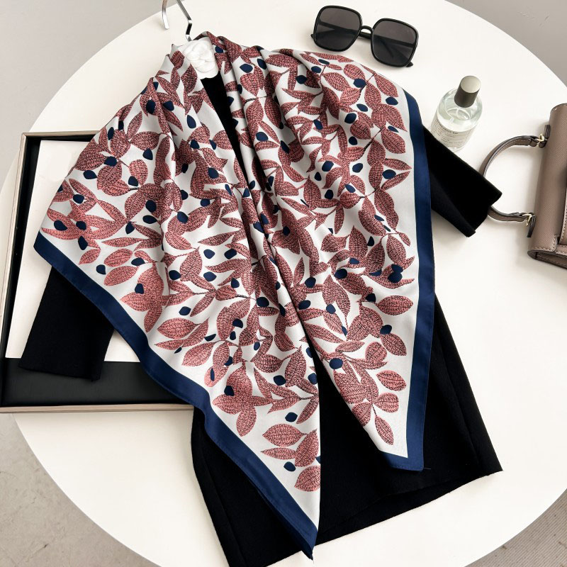 Foulard carré 90 cm de haute q - Silk Scarf Square avis et prix