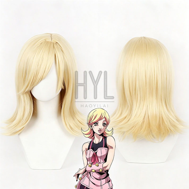 Perruque de Cosplay Anime JOJO - Women'S Yellow Accessories avis et prix