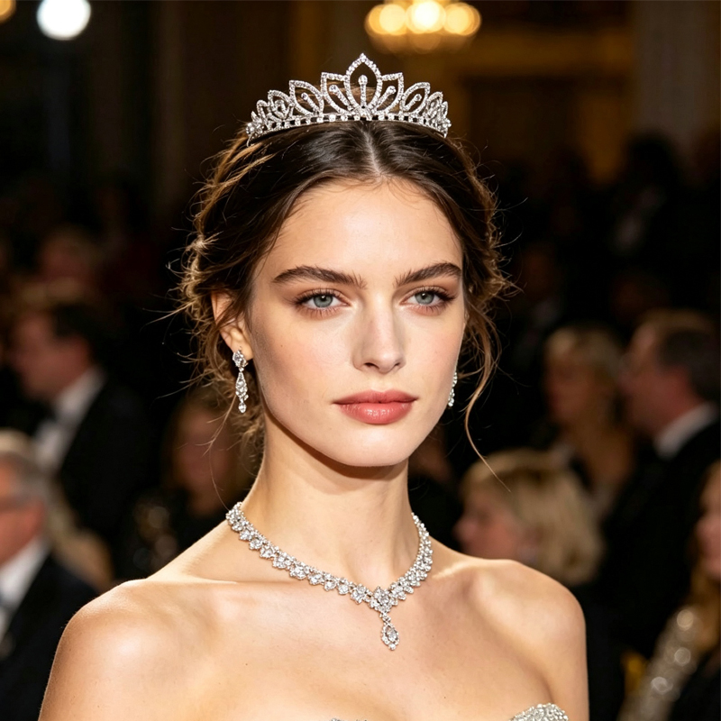 Couronne de mariée en strass s - Women Accessories To Gift avis et prix