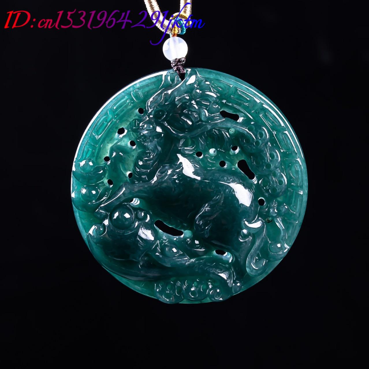 Pendentif Dragon en Jadeite Bi - Women Accessories To Gift avis et prix