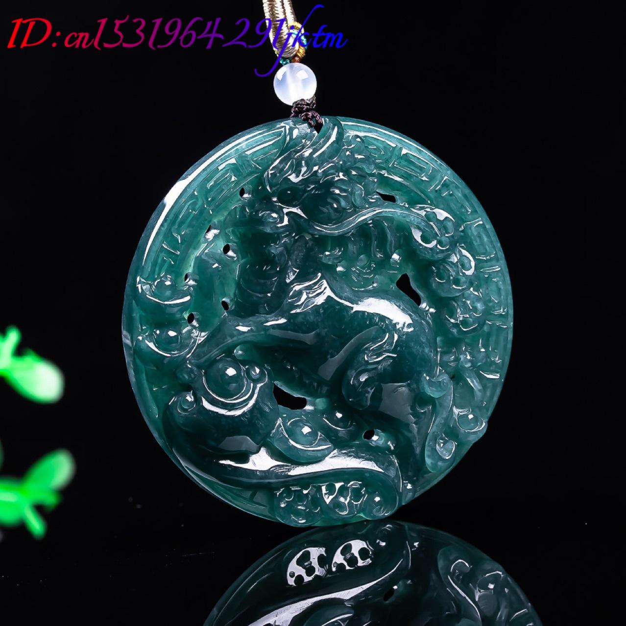 Pendentif Dragon en Jadeite Bi - Women Accessories To Gift avis et prix