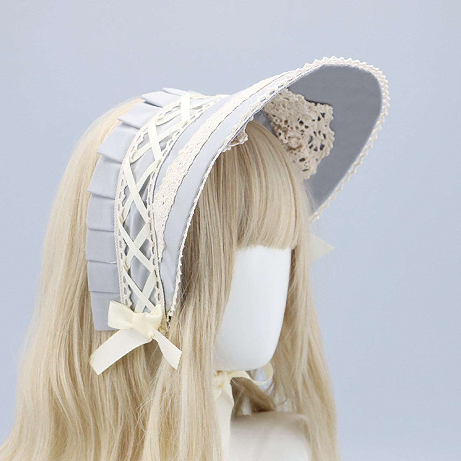 Chapeau à nœud en dentelle vic - Women'S Victorian Era Accessories avis et prix