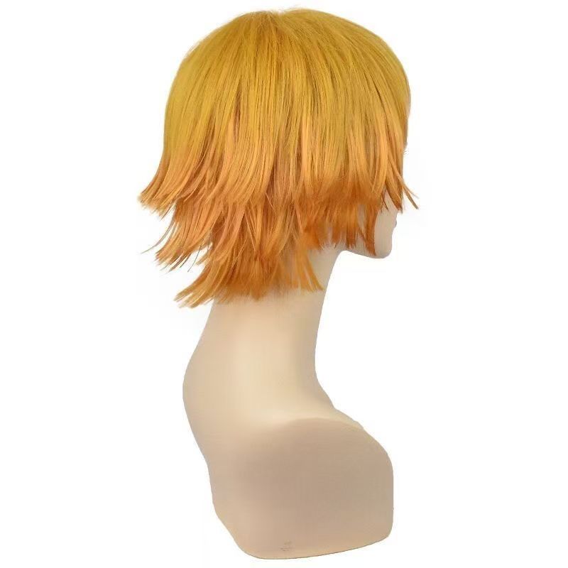 Perruque de cosplay courte en  - Women'S Yellow Accessories avis et prix